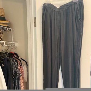 Dark Gray silk pants